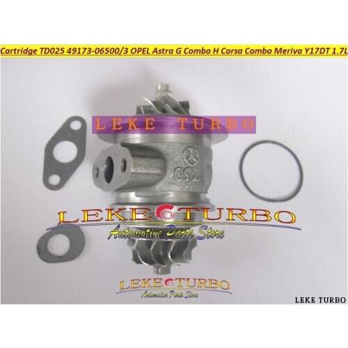 Turbo Cartridge CHRA Core TD025 49173-06500 49173-06501 49173-06503 Turbocharger For OPEL Astra Combo H Corsa Meriva Y17DT 1.7L