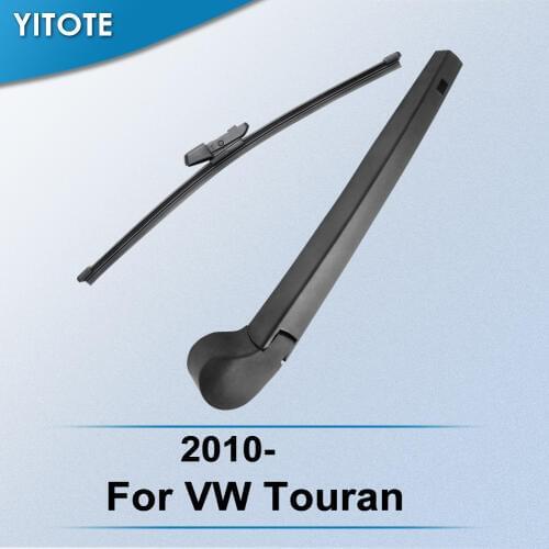 YITOTE Rear Wiper & Arm for VW Touran 2010 2011 2012 2013 2014 2015 2016 2017