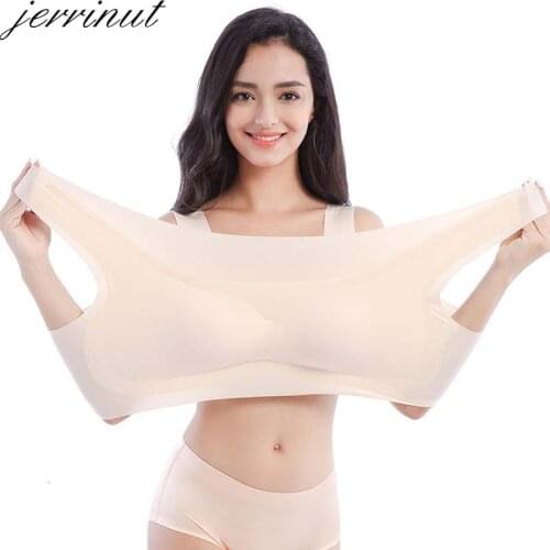 Jerrinut Plus Size Seamless Bra Lace Underwear Women Wire Free Bras For Women Push Up Bra Bralette Soutien Gorge Femme