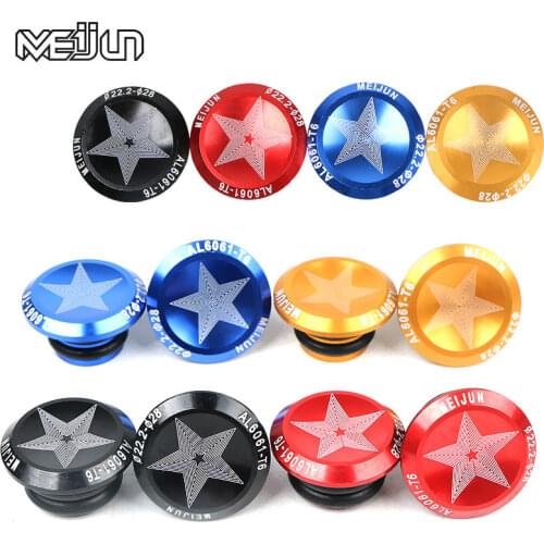 New Product MTB Aluminum Alloy Mountain Bike Handlebar Grips Stopper Colorful Road Bicycle Grips Stopper