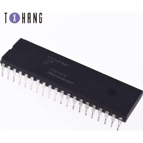 1pcs/lot PIC16F887-I/P PIC16F887-E/P PIC16F887 DIP40 In Stock diy electronics