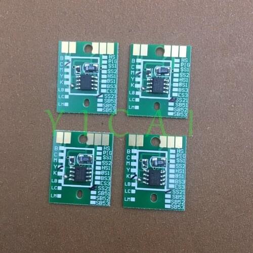 4 colors C M Y K permanent chip SS21 BS3 for Mimaki JV33 CJV30 JV30 JV34 inkjet printer plotter ink cartridge chips