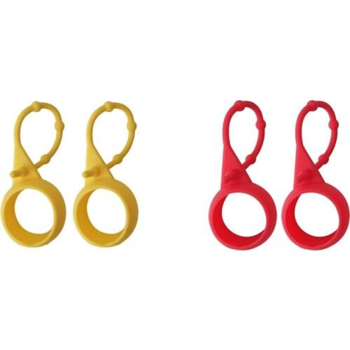 4Pcs Golf Ball Holder Silicone Soft Protective Cover Waist Holder Golfing Accessories for Indoor Outdoor 1 & 2