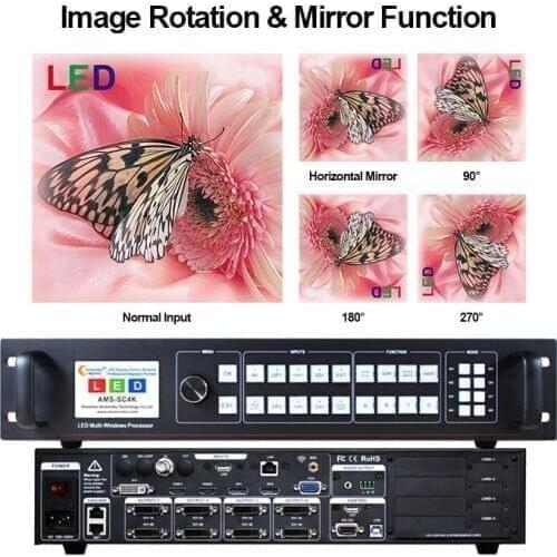 4K video wall processor sc4k multi windows display controller support linsn system for outdoor advertising led display screen