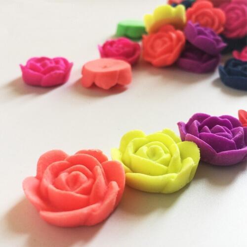 50pcs Crystal Soil Hydrogel Balls obriz Colorflul Rose Butterfly Shape Growing Up Toys Kids' Favor Toys Aquarium Home Decor