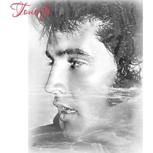 TOUOILP 100% Full 5D Diy Daimond Painting Elvis 5D Diamond Painting Square&Round Rhinestones 5D DIY Diamant Embroidery Scenery