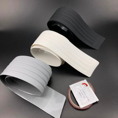 Car Rear Bumper Protector sticker Case For Mitsubishi GT-PHEV XR-PHEV Delica Xpander L200 Mirage Samurai EX FORTIS