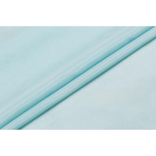 Howmay silk fabric cotton blend 9m/m 55" 140cm 50% silk 50% cotton light blue 116# for lining or womens dress scarf hijab