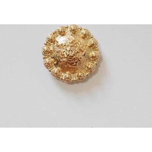 KBM03) 10pc 1'' (2.5cm) Western Coloma Concho Belt Saddle Tack Craft Concho Gold