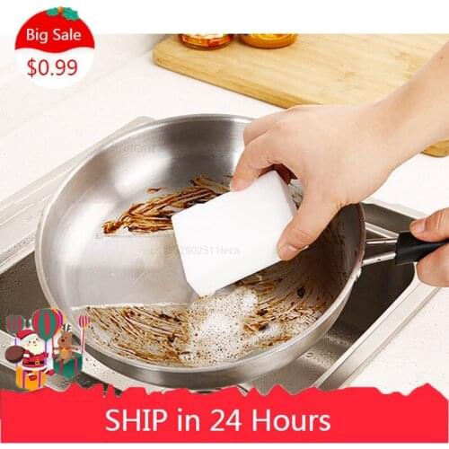 Melamine Sponge Magic Sponge Eraser Eraser Cleaner Cleaning Sponges for Kitchen Bathroom Cleaning Tools 10*6*2cm