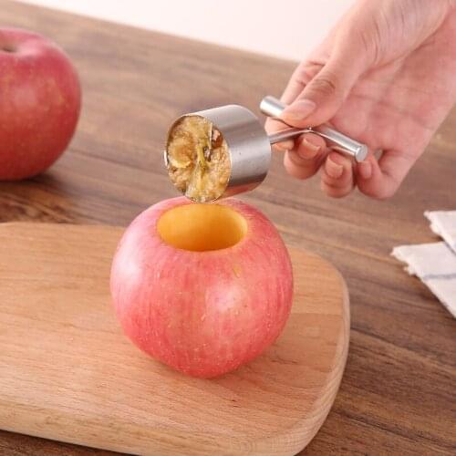 Stainless steel Apple Corer Remover Pear Fruit core pitter Core Seed Cutter knife Kitchen Gadgets Tools