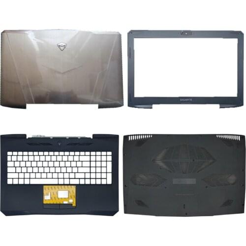 New laptop lcd back cover/front bezel/lcd hinges/hand rest/bottom case for Machenike F117-S F117-S6Cs S6Cp