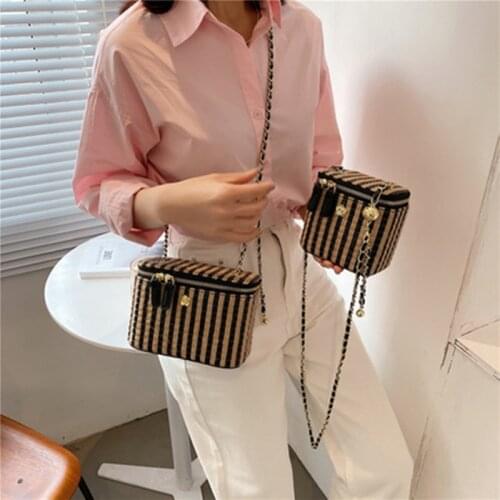 2021 new trendy fashion chain messenger handbag summer all-match box small square bag сумка женская сумка через плечо сумки sac