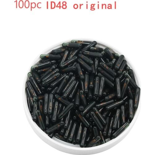 Original ID48 glass chip auto transponder chip id 48 chip for Audi Skoda Honda car key fob