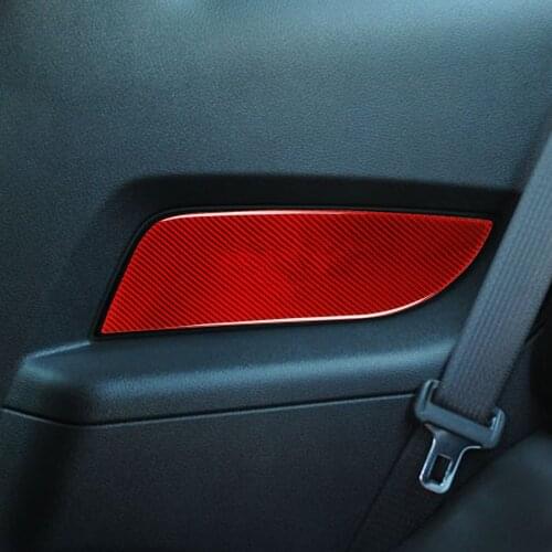 It Is Suitable For 09-13 Ford Mustang The Carbon Fiber Rear Door Panel 2 Pieces