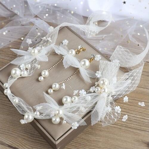 Headbands for Women Bandeau Pearl Hair Opaski Vintage Accessories Hairband Novia Bride Headband Accesorios Para El Cabello