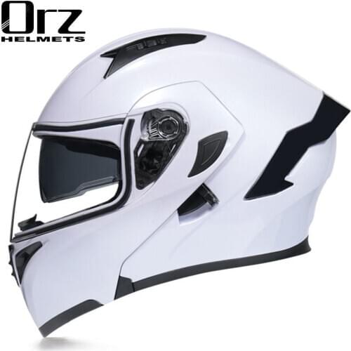 2021 Professional Motocross Flip Up Helmet Casco Capacete for adults Modular Dual Lens for Man and Women Motorcycle Casque Moto
