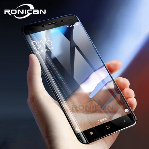 RONICAN Tempered Glass For Xiaomi Redmi Note 6 Pro 4X 4A 5A 5 Plus Screen Protector For Redmi 6A 6 Note 5A 5 Pro Full Cover Film