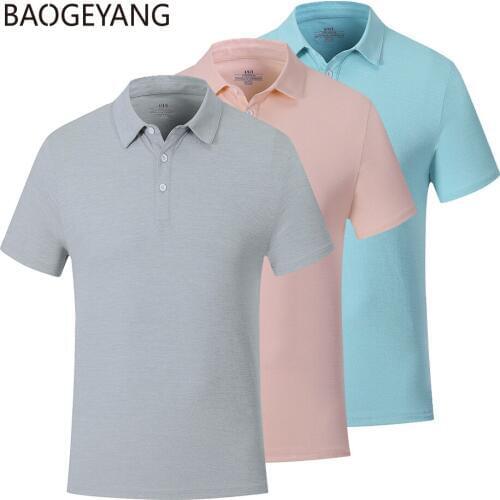 New mens short sleeve golf mens outdoor sportswear golf short sleeve summer shirt quick drying turndown collar golf clothes
