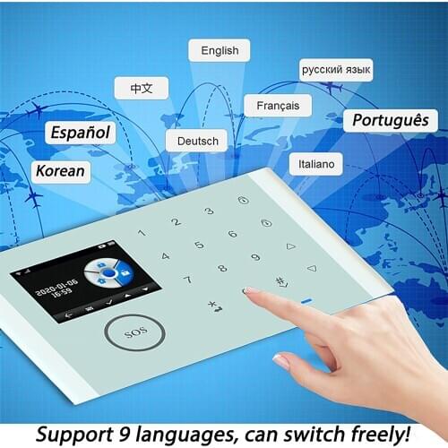 Tuya Smart GSM WiFi Alarm Host With 110dB Smart Home Alarm 433Mhz Wireless Home Security Anti-Theft Alarm System Kit Android&IOS