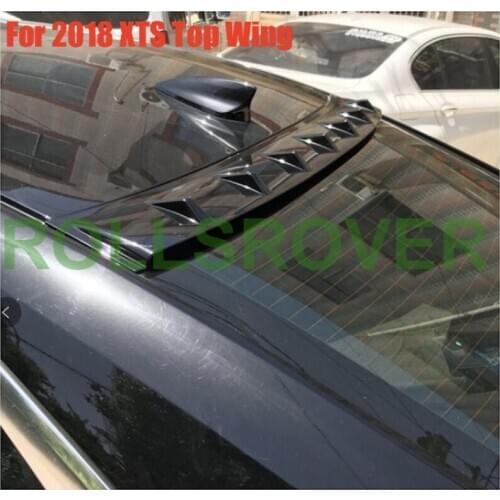 ROLLSROVER Rear Spoiler Top Wing For Cadil lac XTS 2018 Car Style Tuning ABS Sticker