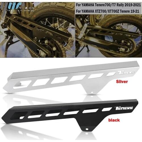 Chain Guard Fit For YAMAHA TENERE700 T7 Rally XTZ700/XT700Z Tenere 700 2019-2021 Motorcycle Aluminu Chain Guard Protect Cover