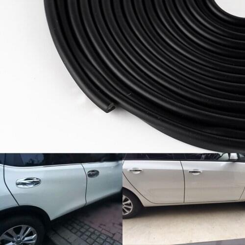 1PC 8M length Blue Red Black White Transparent Car SUV Side Door Edge Protector Protective Strip Scrape Guard Bumper Guards