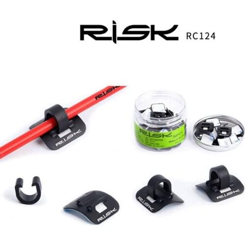 1/6pcs Aluminum Bike Oil Tube Fixed Clamp Conversion Trap Adapter Bicycle Shifter Brake Cable Set Frame U Buckle Tube Clip Guide