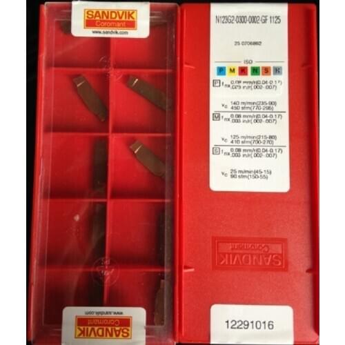 10PCS CARBIDE INSERT N123G2-0300-0002-GF 1125