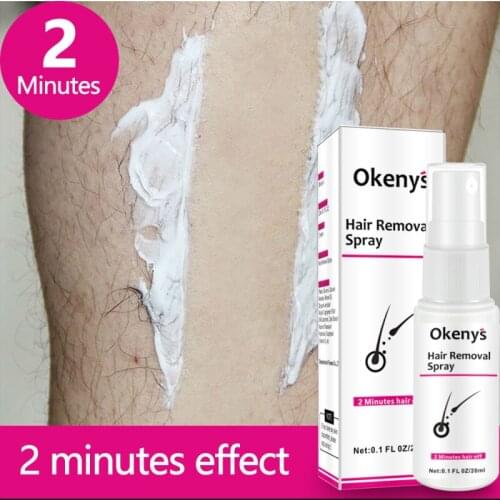 2 Minutes Effect Painless Hair Removal Spray Hair Growth Inhibitor Prevent Body Hair Growth Beauty Skin Hair Removal Spray Tools