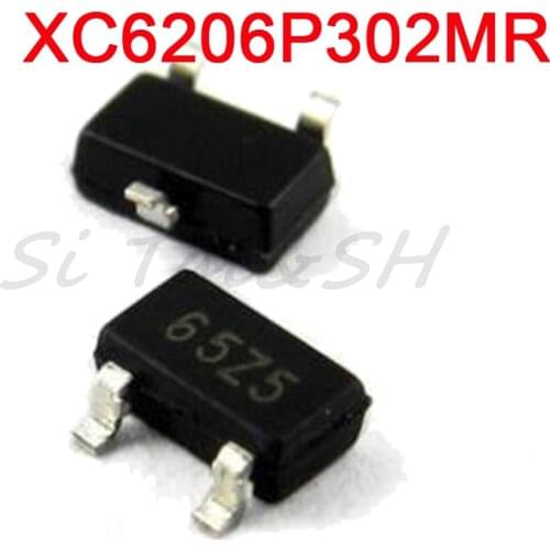 20PCS XC6206P302 SOT-23 XC6206P302MR SOT23 marking: 65Z5 New Original