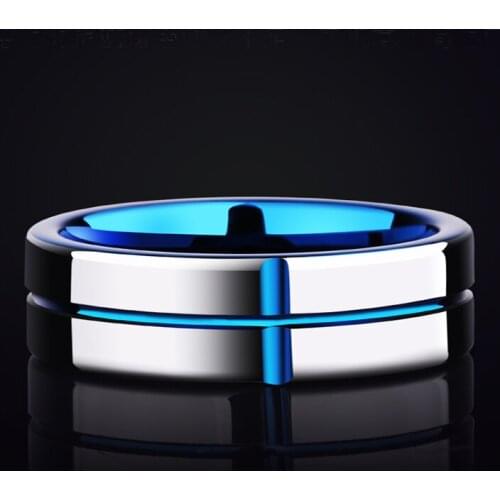 2021 Classic Coss Men Ring Width 6mm Staninless Steel Matte Ring For Men Boys Birthday Jewelry Gift Joyas para hombres Wholesale