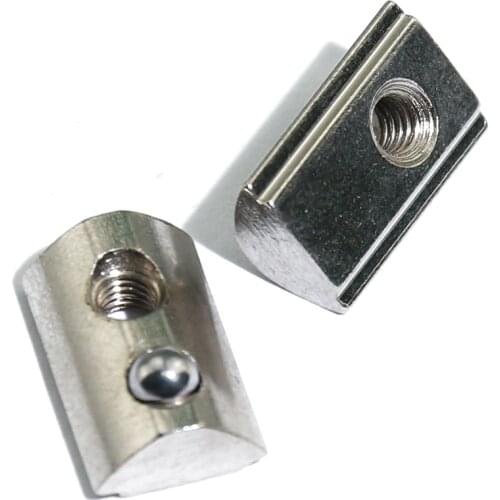 304 Stainless Steel Extrusion Profile 2020 CNC M4 100pcs M5 100pcs Half Round Elasticity Spring Nut Ball Nut Waterproof