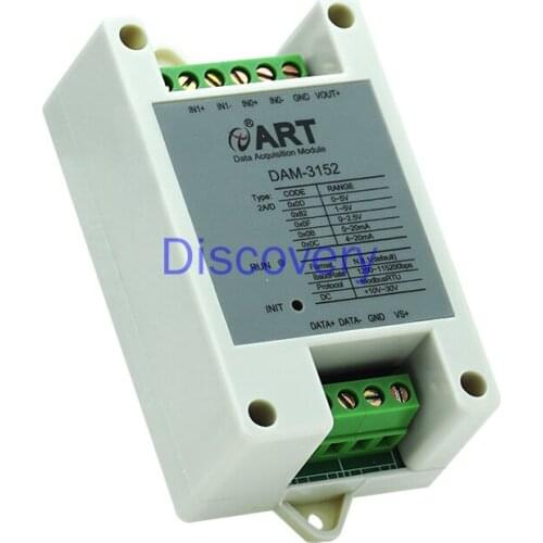 DAM3152/3154 4-channel Analog Input Module Voltage and Current Acquisition RS485 Communication