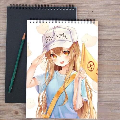Anime work cell A4 160g Sketchbook notebook student stationery 25 Sheets Drawing Paper Sketching
