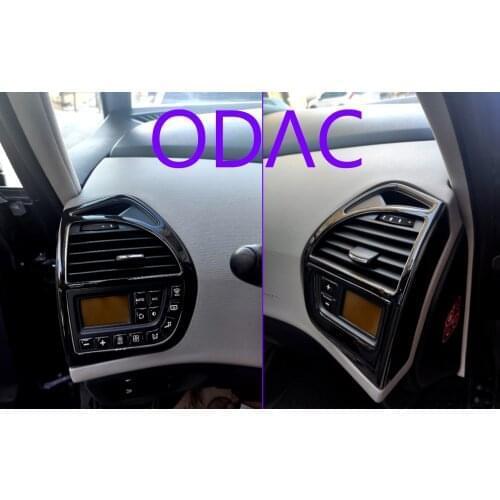 For Citroen Picasso Climate Control Panel Dashboard Kit - Piano Black, Wood, Carbon, Silver Interior Stickers for Cars - ODAC