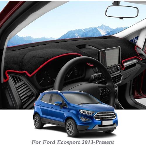 Car Styling Dashboard Protective Mat Shade Cushion Pad Rose Carpet For Ford Ecosport 2013-Present RHD&LHD Car Interior Accessory