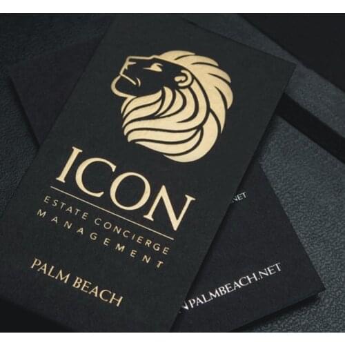 Free shipping Low price custom gold foil stamping cardboard printing paper business cards 500pcs/lot