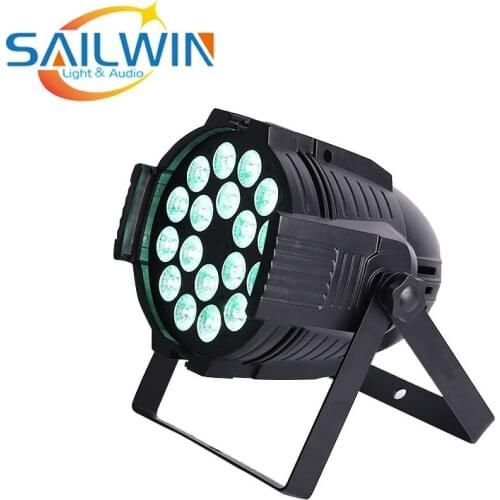 BIG DISCOUNT Casting Aluminum 18X15W 5in1 RGBAW LED Par Light With DMX Powercon ForDJ Event Club Bar DMX DJ Stage Light