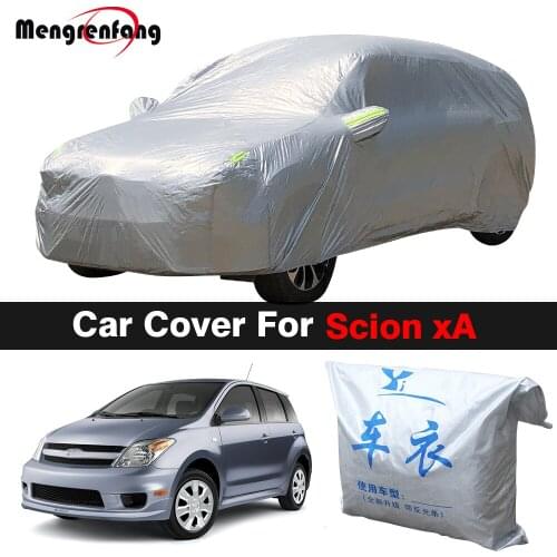 Full Car Cover For Scion xA Indoor Outdoor Anti-UV Sun Shade Rain Snow Fog Dust Resistant Auto Cover