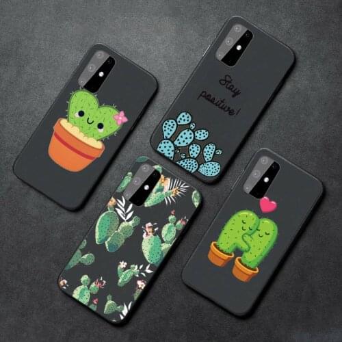 Strong cactus Phone Case For Samsung A21S A32 A51 A52 A71 A50 A12 S10 S20 S21 Plus Fe Ultra