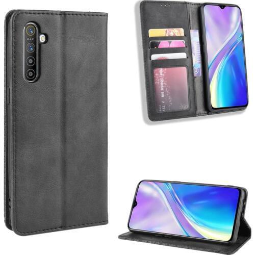 6.4'' Flip Cover For OPPO Realme XT Case Wallet Card Stand Magnetic Book Cover For OPPO Realme X2 Phone Cases RMX1991