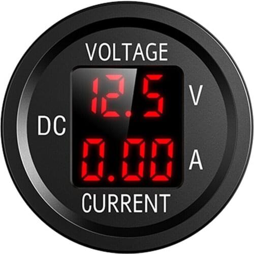 D6 LED Digital Voltmeter Panel Meter Easily Installation Ammeter Volt Current Personal Car Elements For 12-24V Car Truck