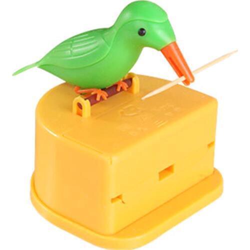Toothpick Holder Dispenser Cute Bird Hummingbird Toothpick Dispenser Gag Gift Cleaning Teeth Table Decoration Toothpick Box