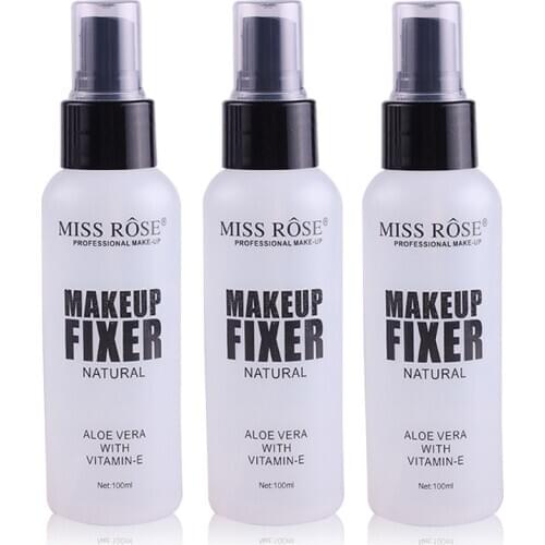 MISS ROSE 24 Hours Makeup Fixer Spray 100ml Moisturizing Foundation Fixer Long Lasting Matte Finishing Setting Spray Cosmetic