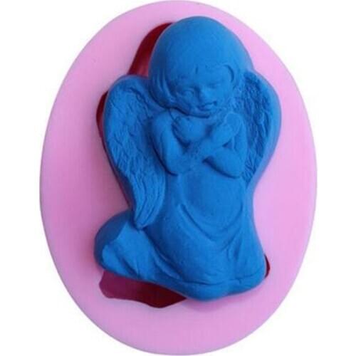 Angel Embrace Shape Fondant Cake Silicone Mold Cookie Ice Cream Molds Biscuits Candy Chocolate Mould Baking Cake Decoration Tool