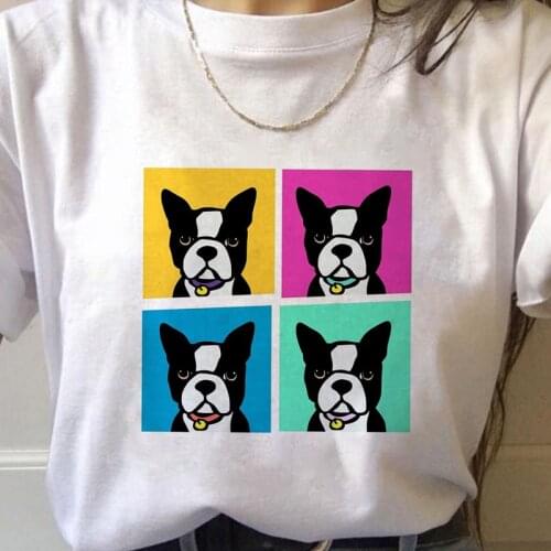 French Bulldog Kawaii T Shirt Women Harajuku Cute Cartoon T-shirt Summer Plus Size Tshirt Graphic Top Tees Female Tshirt