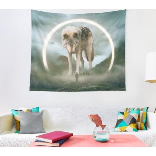 Wolf Tapestry Home Decoration Wall Blanket Tapestry Bedroom Wall Hanging Yoga Mat