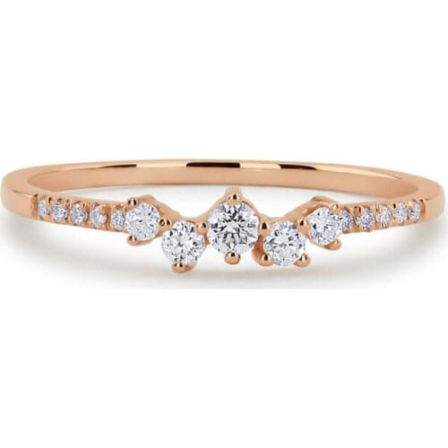 Trendy Ring for Women 925 Silver Jewelry Accessories with Zircon Gemstone Finger Rings Wedding Party Banquet Promise Ornaments