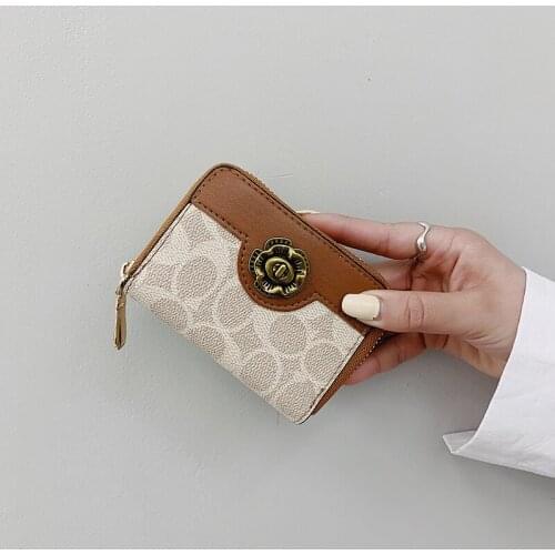 NEW Fashion Womens Wallet Female Short Wallets Hollow Leave Pouch Handbag for Women Coin Leather Purses Card Holder Carteira